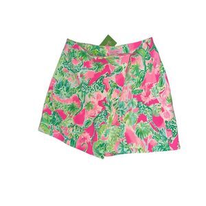 NEW WITH TAGS Lilly Pulitzer Cassia Hot Pink Jungle Print Skort‎ Womens size 00